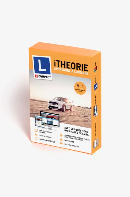 10 Compact Box: iTHEORIE Apprendre à conduire 2024 (CHF 33 p.P. expédition incluse)